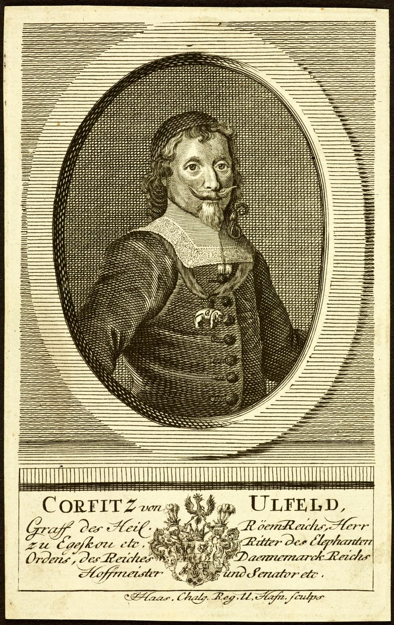 Porträt von Corfitz Ulfeldt 1606-1664 von Jonas Haas
