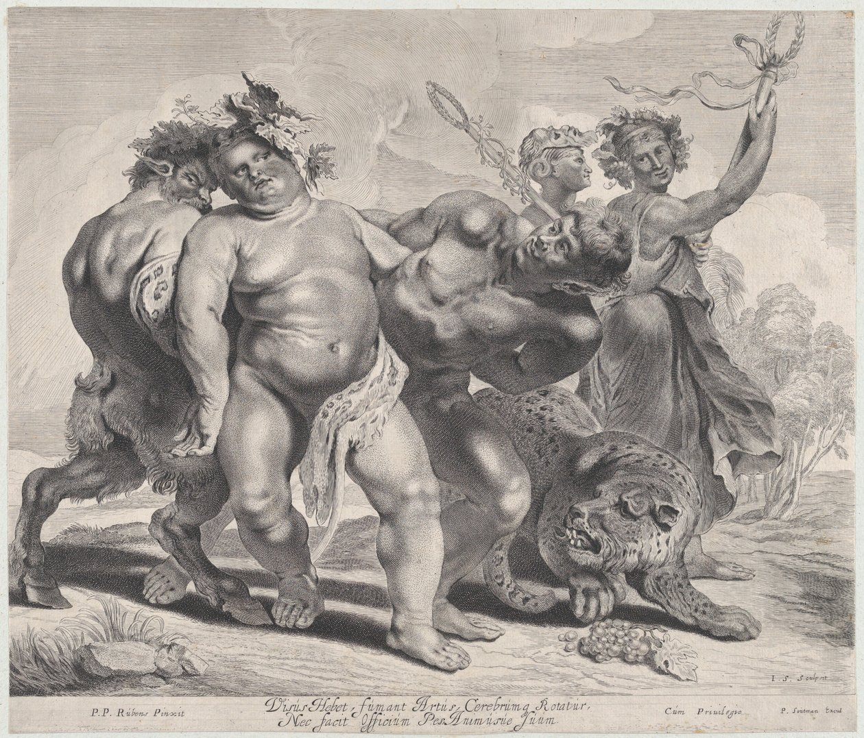 Trunkenheit des Bacchus von Jonas Suyderhoef
