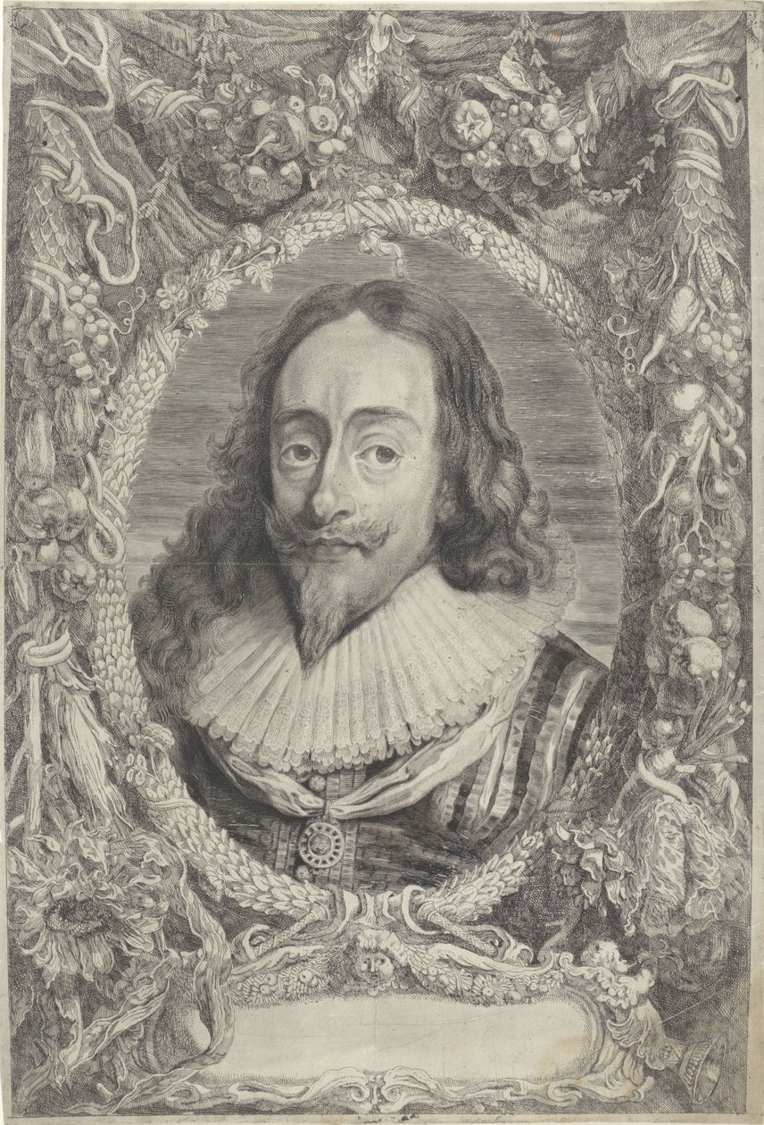 Porträt von Karl I., König von England von Jonas Suyderhoef