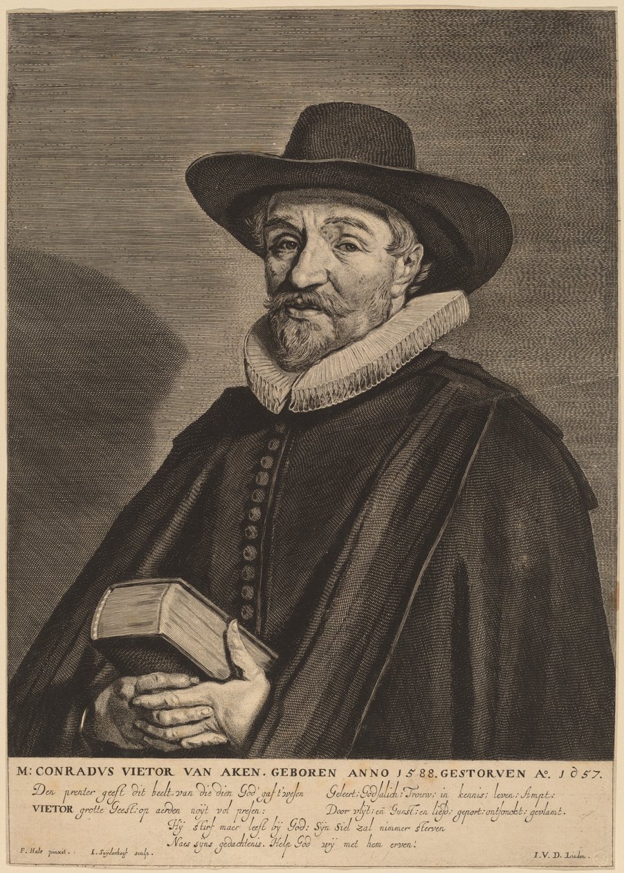 Conrad Vietor van Aken von Jonas Suyderhoff after Frans Hals