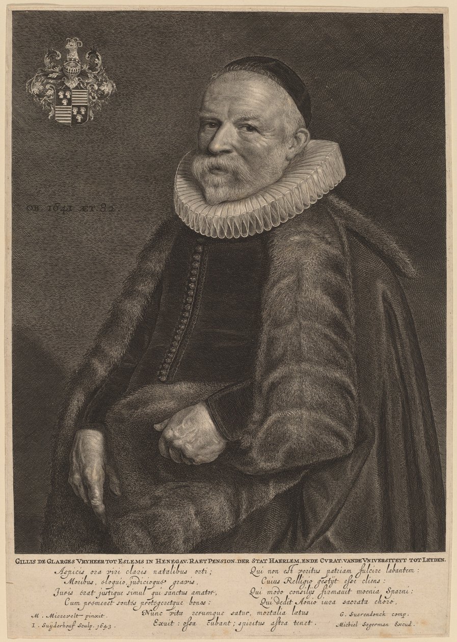 Gillis de Glarges von Jonas Suyderhoff after Michiel van Miereveld