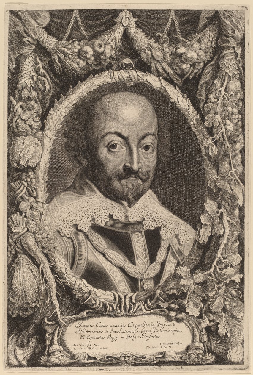 Johann, Graf von Nassau von Jonas Suyderhoff after Sir Anthony van Dyck