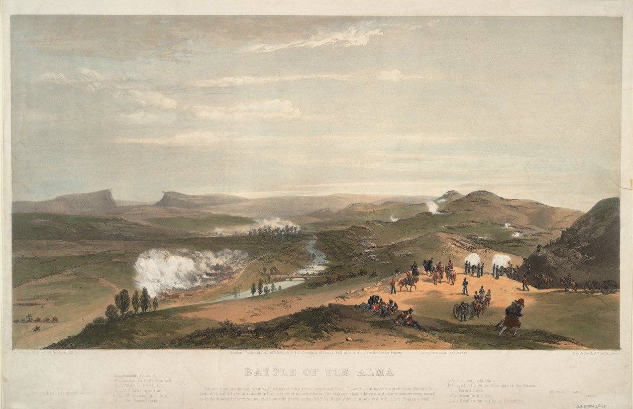 Die Schlacht an der Alma am 20. September 1854, 1854 von Jonathan Needham