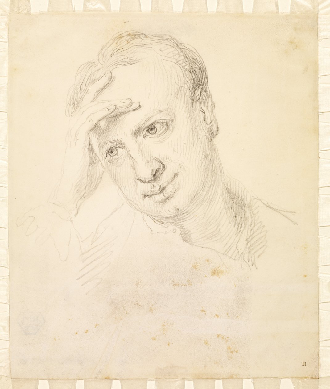 Porträt von Jonathan Richardson dem Jüngeren, 1732 von Jonathan Richardson