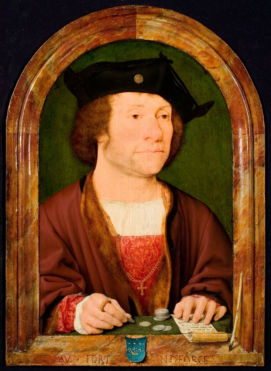 Porträt eines Mannes, genannt Anthonis van Hilten von Joos van Cleve