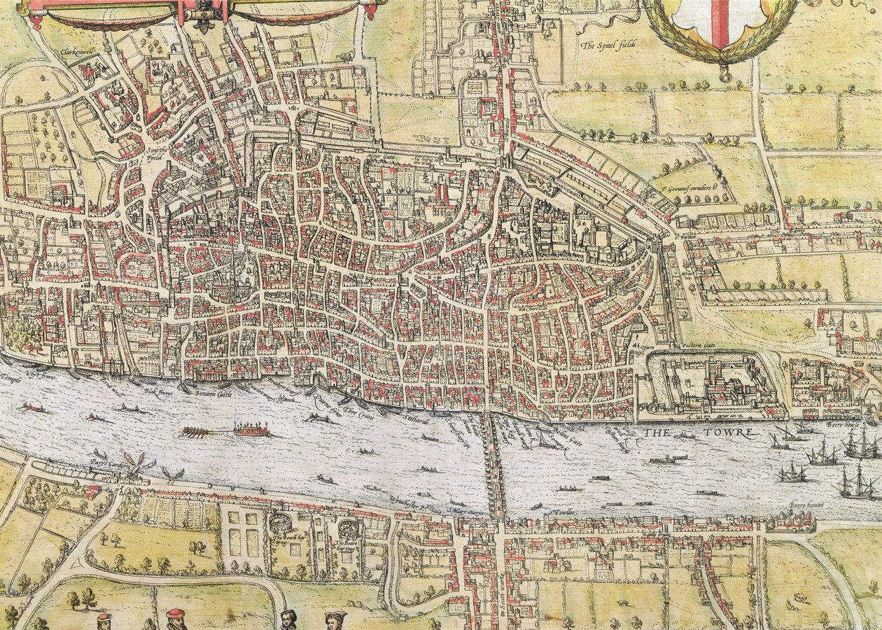Karte von London, aus 