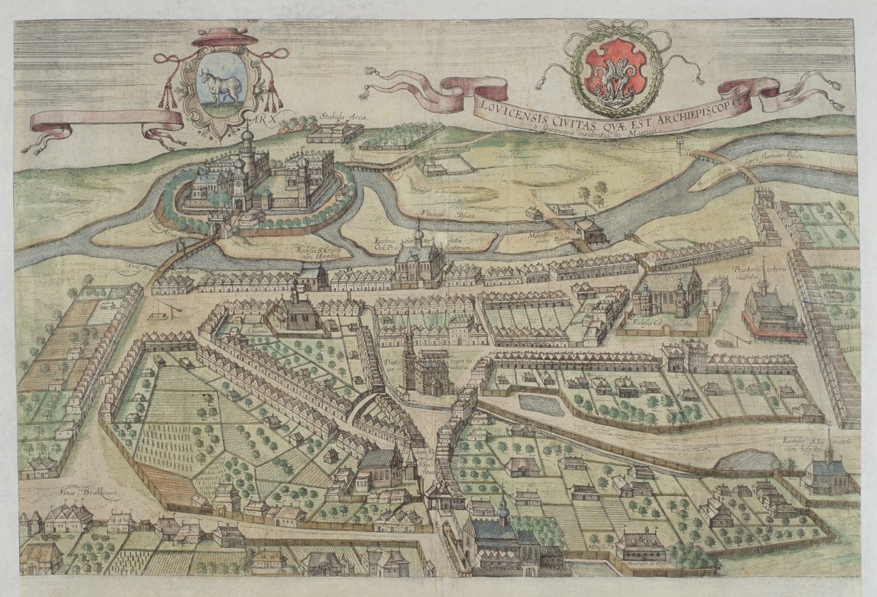 Ansicht von Lowicz, aus 