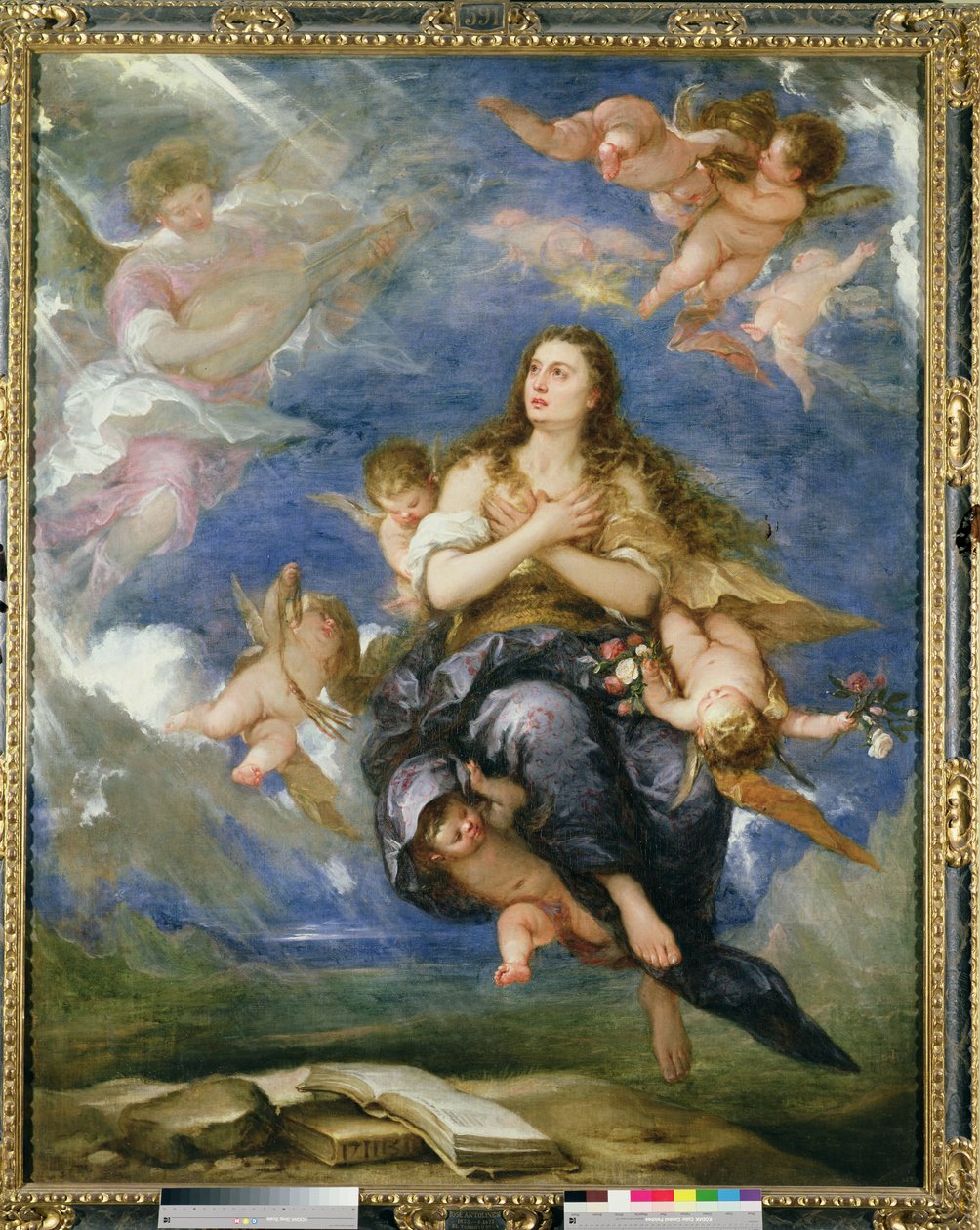 Die Himmelfahrt der Maria Magdalena von José Antolínez