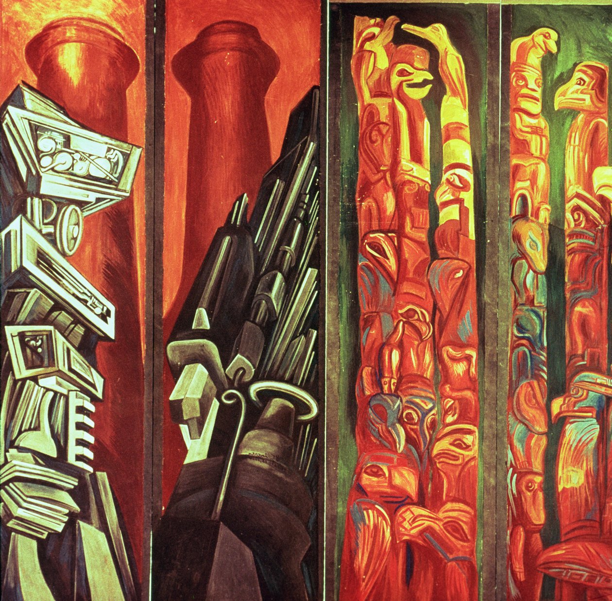 Dekoratives Panel III, aus 