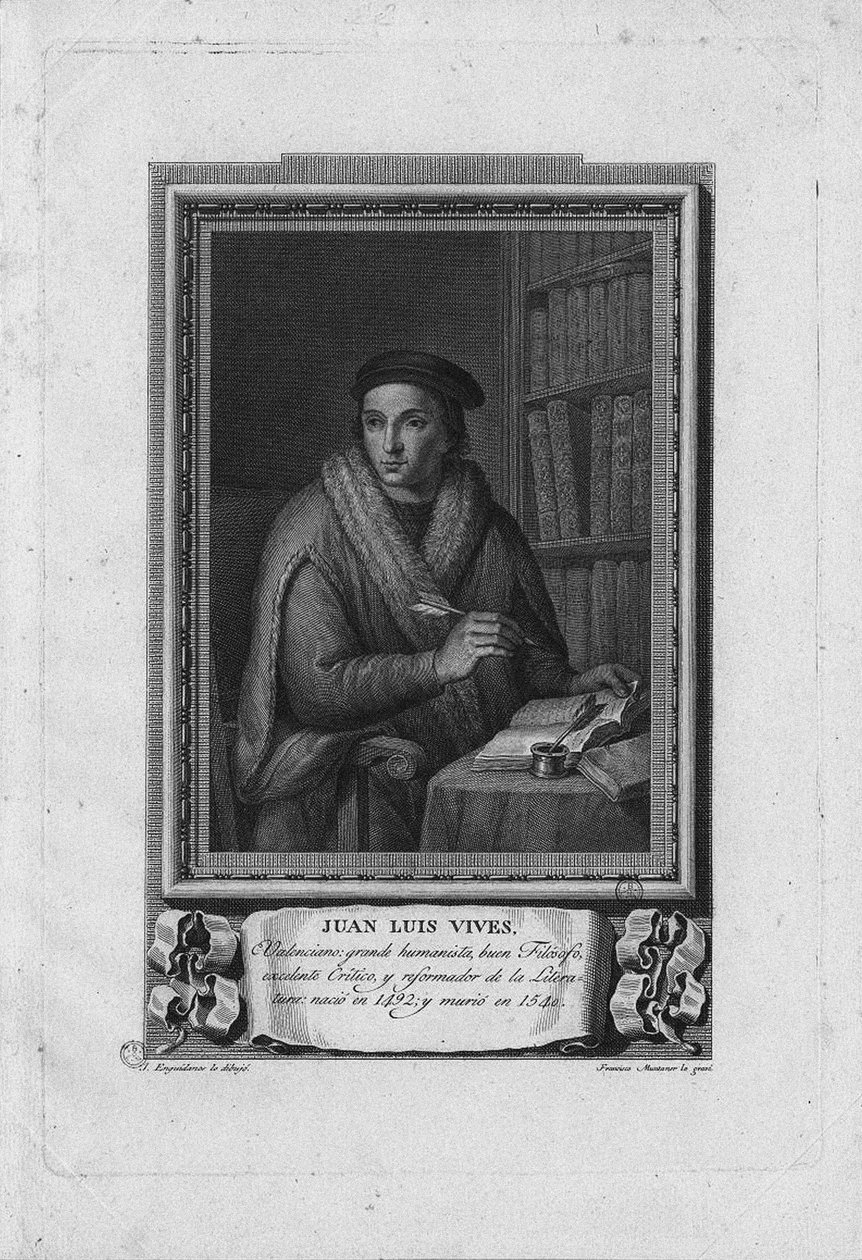 Porträt von Juan Luis Vives 1492-1540, 1791 von Jose Lopez Enguidanos