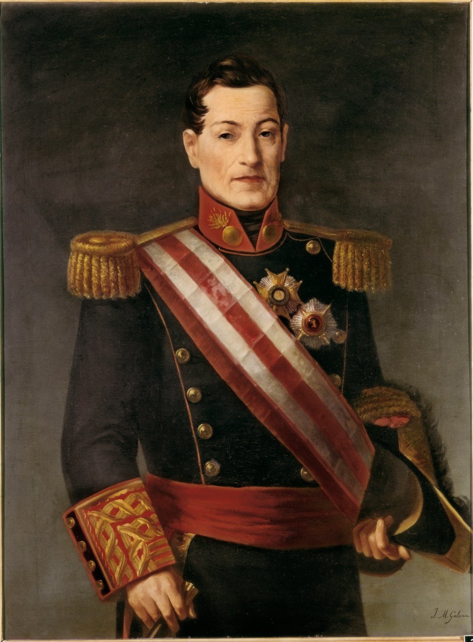 Porträt von Ildefonso Diez de Rivera, Graf von Almodovar, spanischer Militär und Politiker von José María Galván y Candela