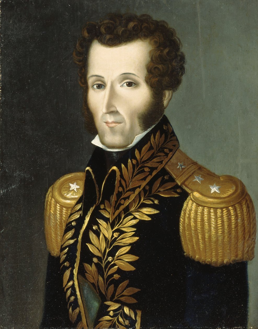 Porträt von Marschall Antonio Jose de Sucre von Jose Anselmo Yanez
