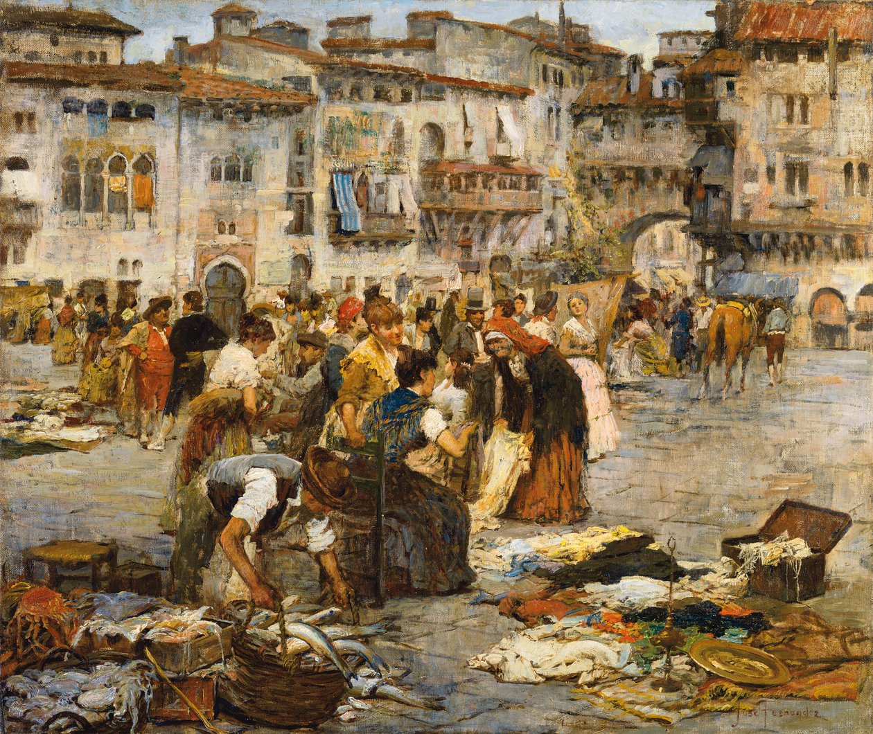 Ein Markt in Granada von Jose Fernandez Alvarado