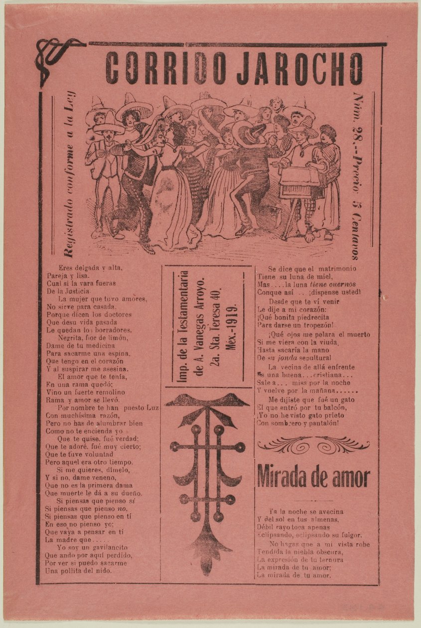 Jarocho-Korridor von José Guadalupe Posada