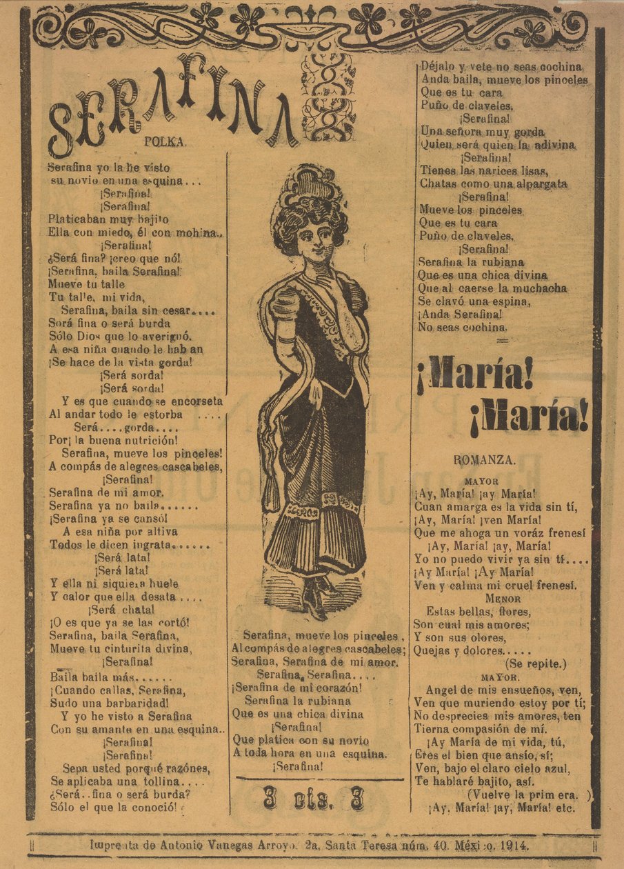 Serafina von José Guadalupe Posada