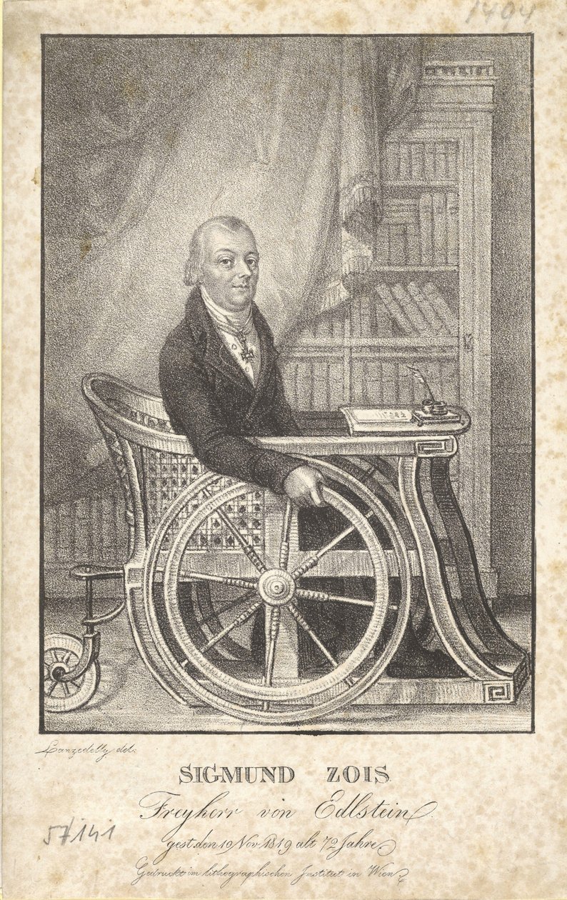 Porträt von Žiga Zois von Josef Lanzedelly