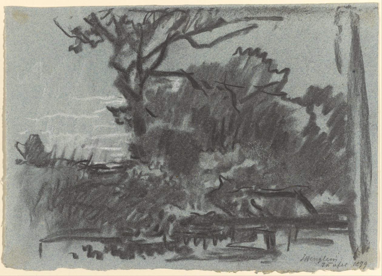 Waldszene von Josef Wenglein