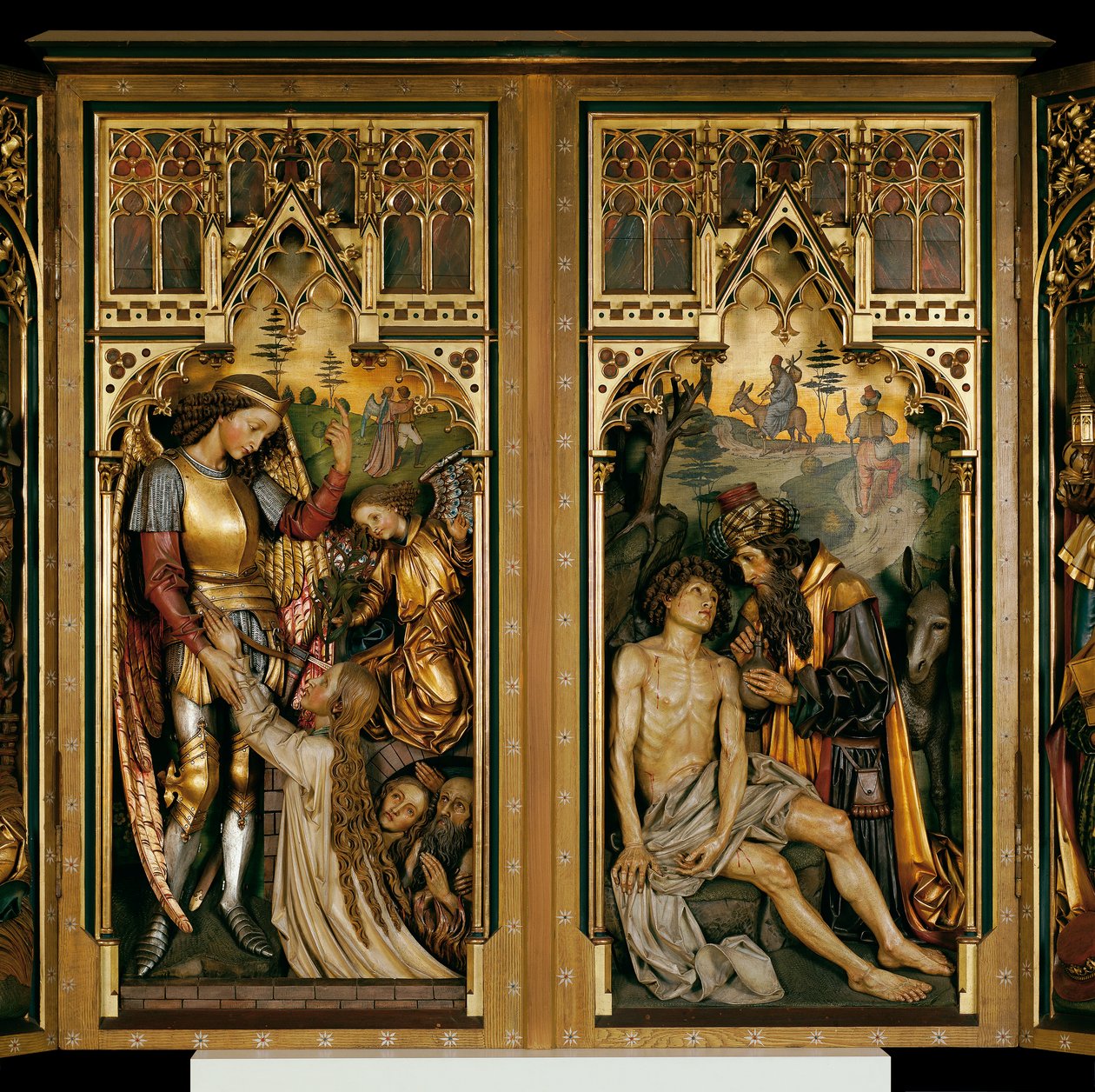Altarschrein vom ehem. Hochaltar der Klosterkirche der Helferinnen in Wien von Josef Bachlechner d. Ä.