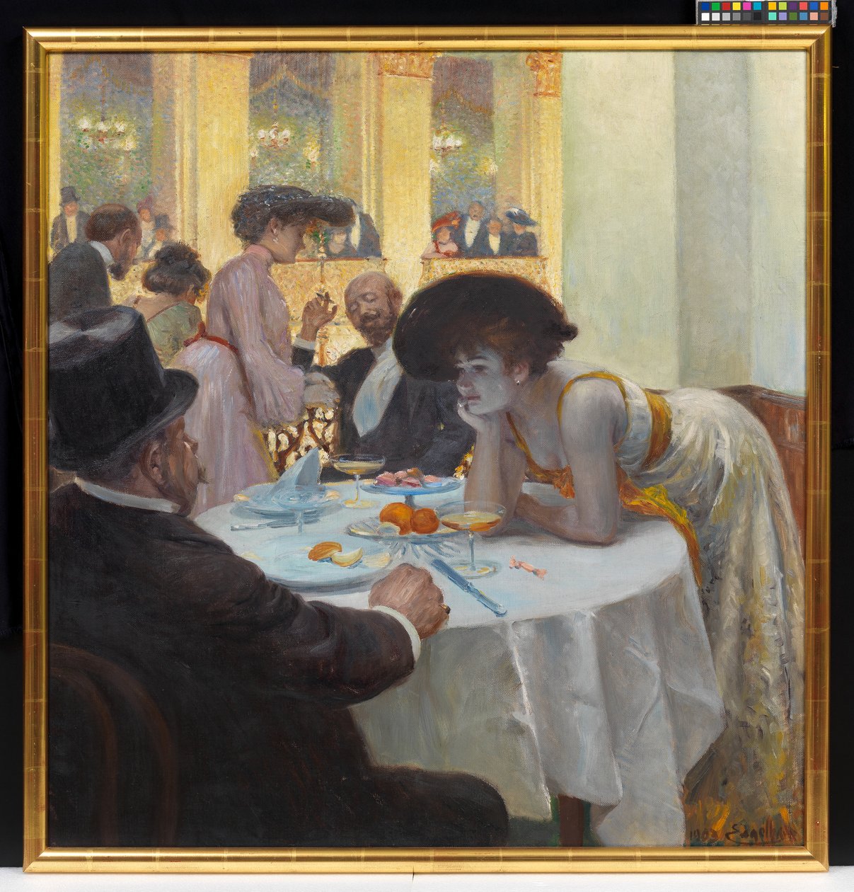 Loge im Sophiensaal von Josef Engelhart