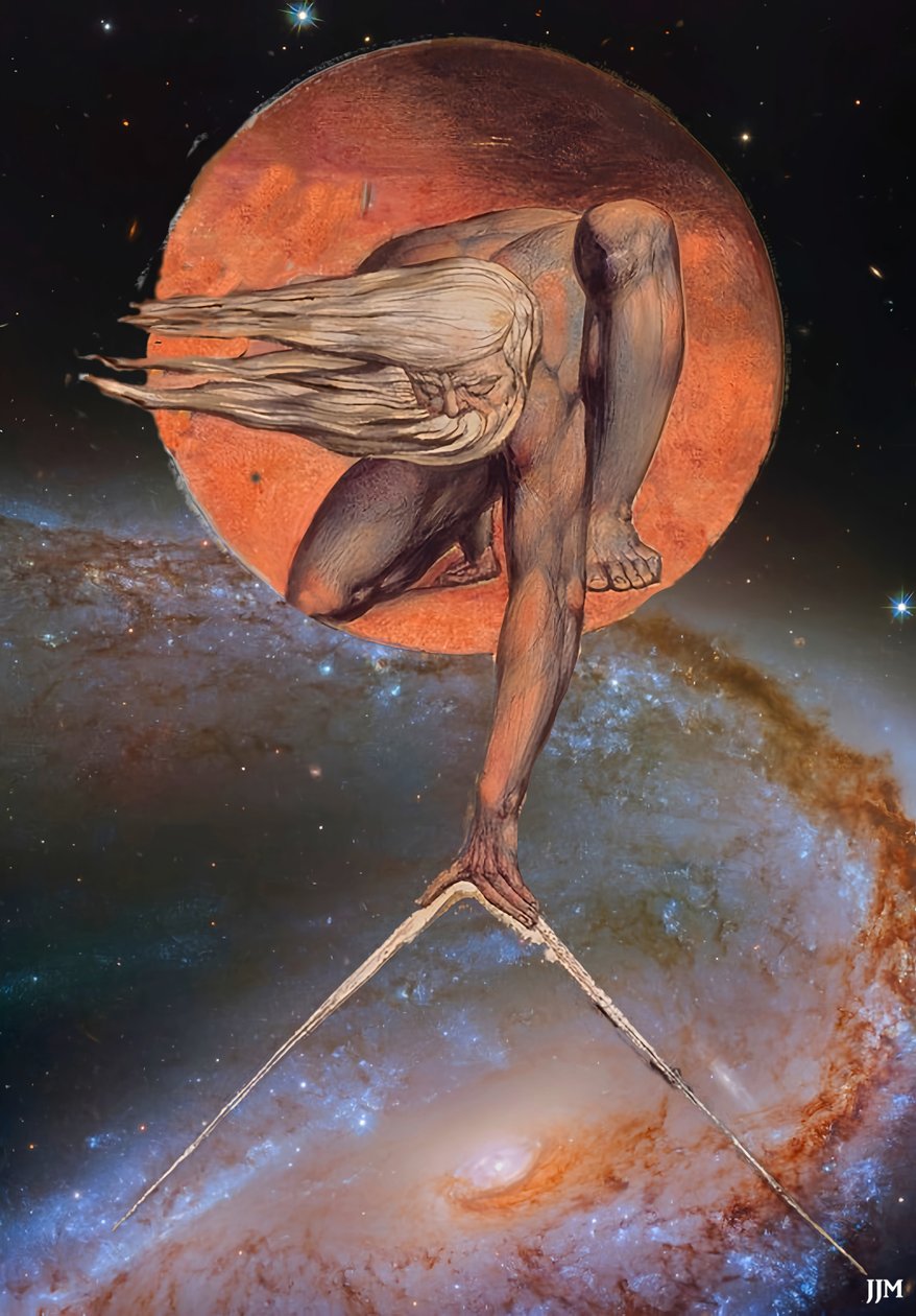 JJM-recreate: Blake-W_Der Alte der Tage+JWST von Josef Johann Michel