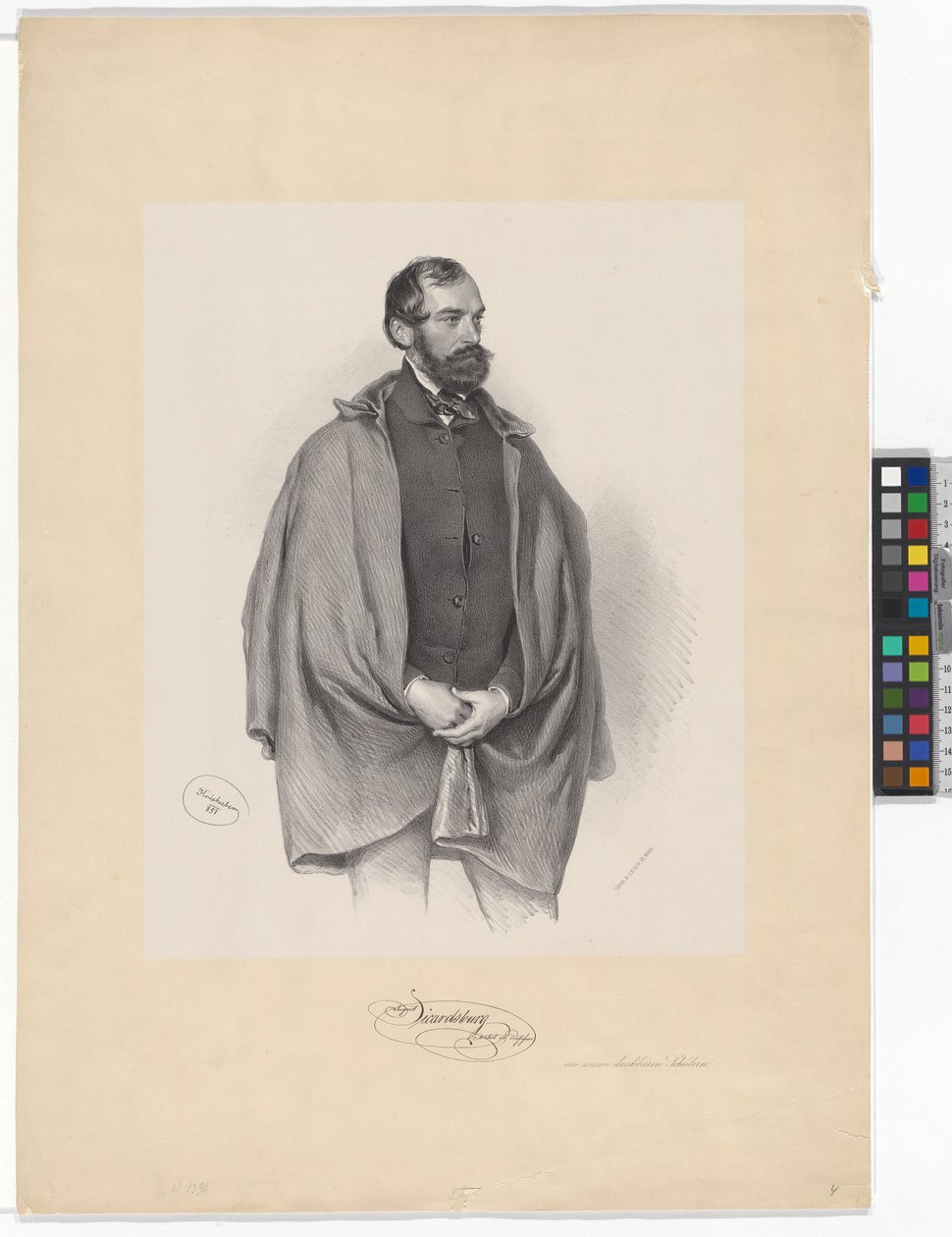 August Sicard von Sicardsburg von Josef Kriehuber