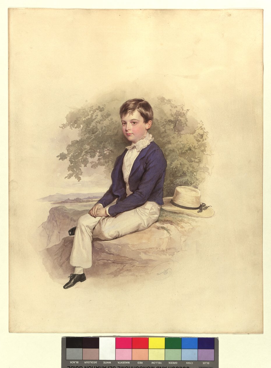 Bildnis eines jungen Grafen Esterhazy von Josef Kriehuber