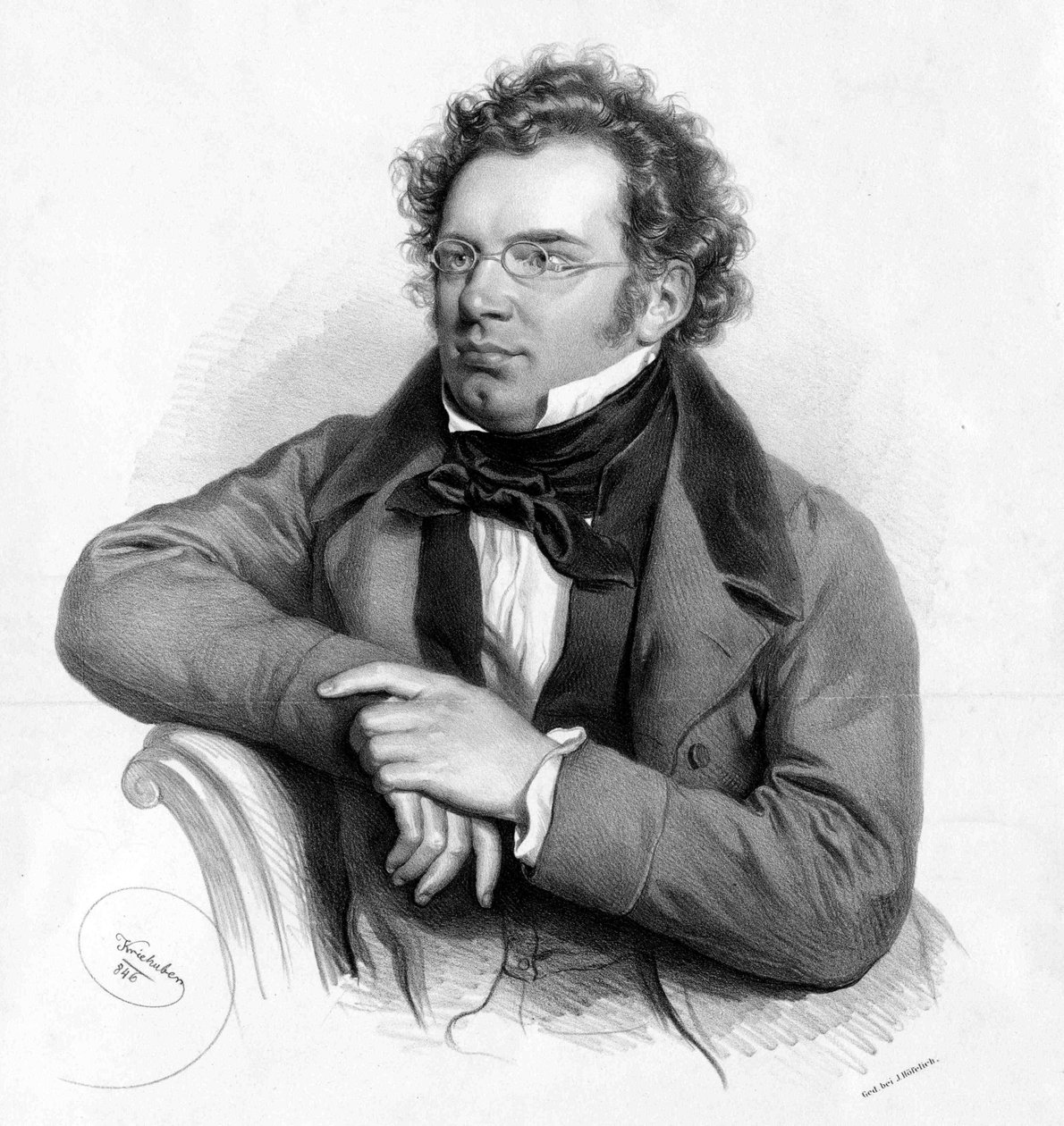 Franz Schubert von Josef Nikolaus Kriehuber
