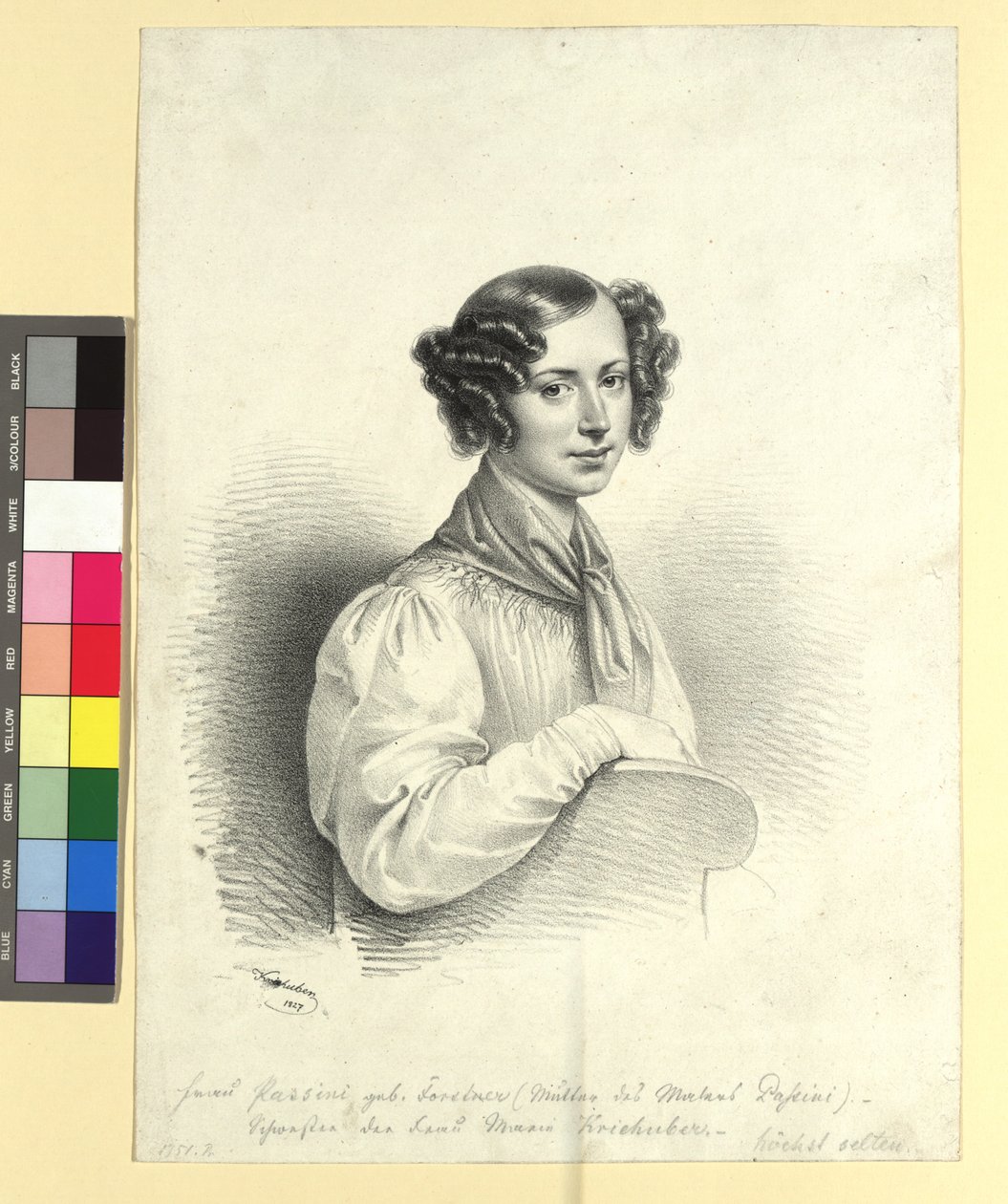 Frau Alosia Passini, geb. Forstner von Josef Kriehuber