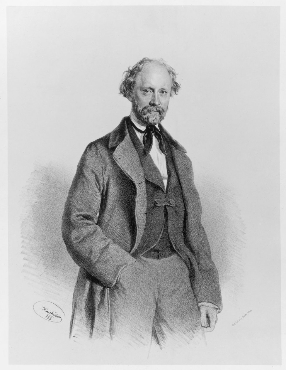 Friedrich Hebbel von Josef Kriehuber