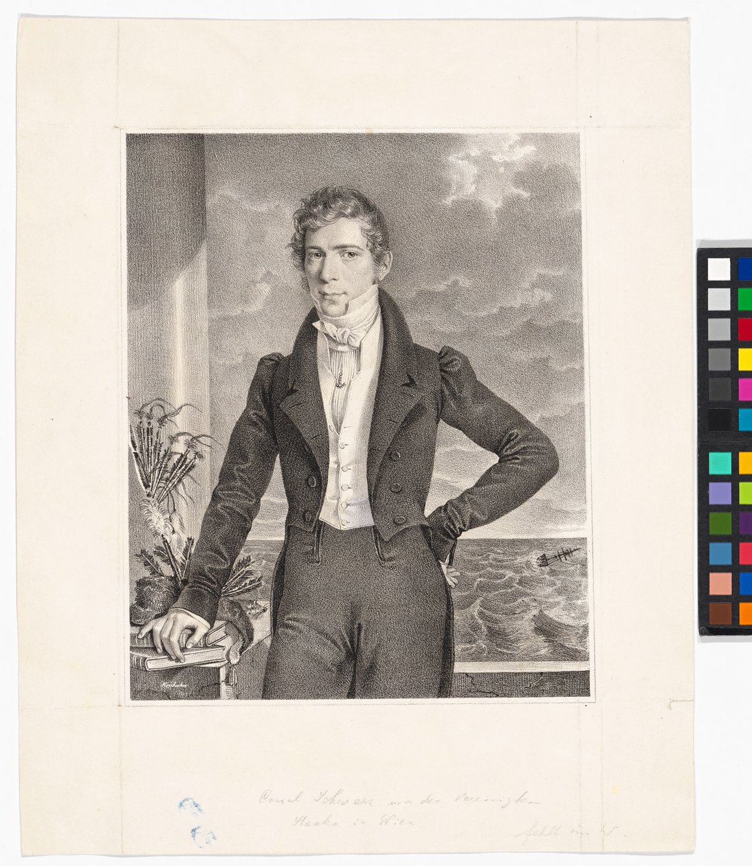 Johann Georg Schwarz (1800-1867, Rauchwarenhändler) von Josef Kriehuber