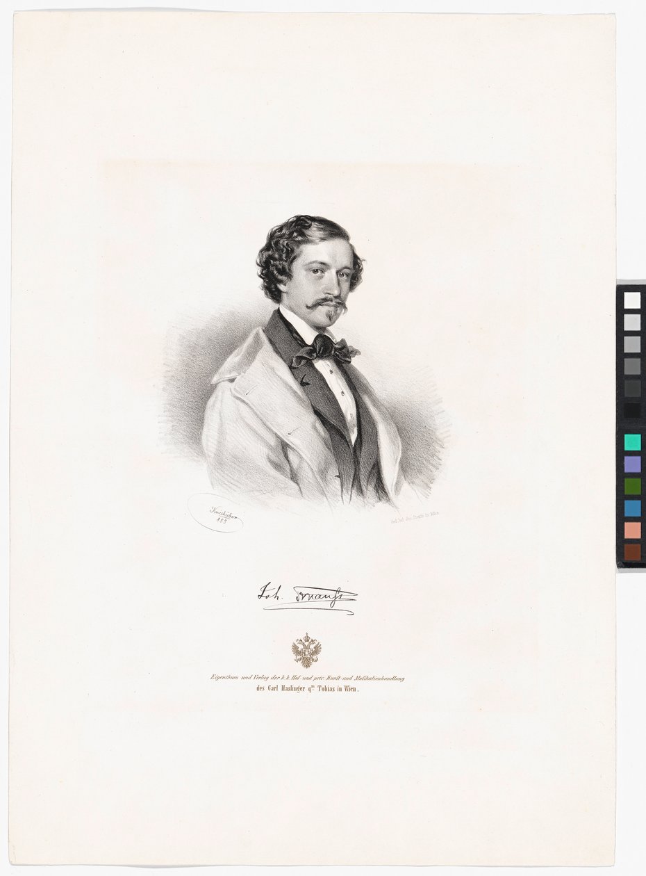 Johann Strauss (Sohn) von Josef Kriehuber