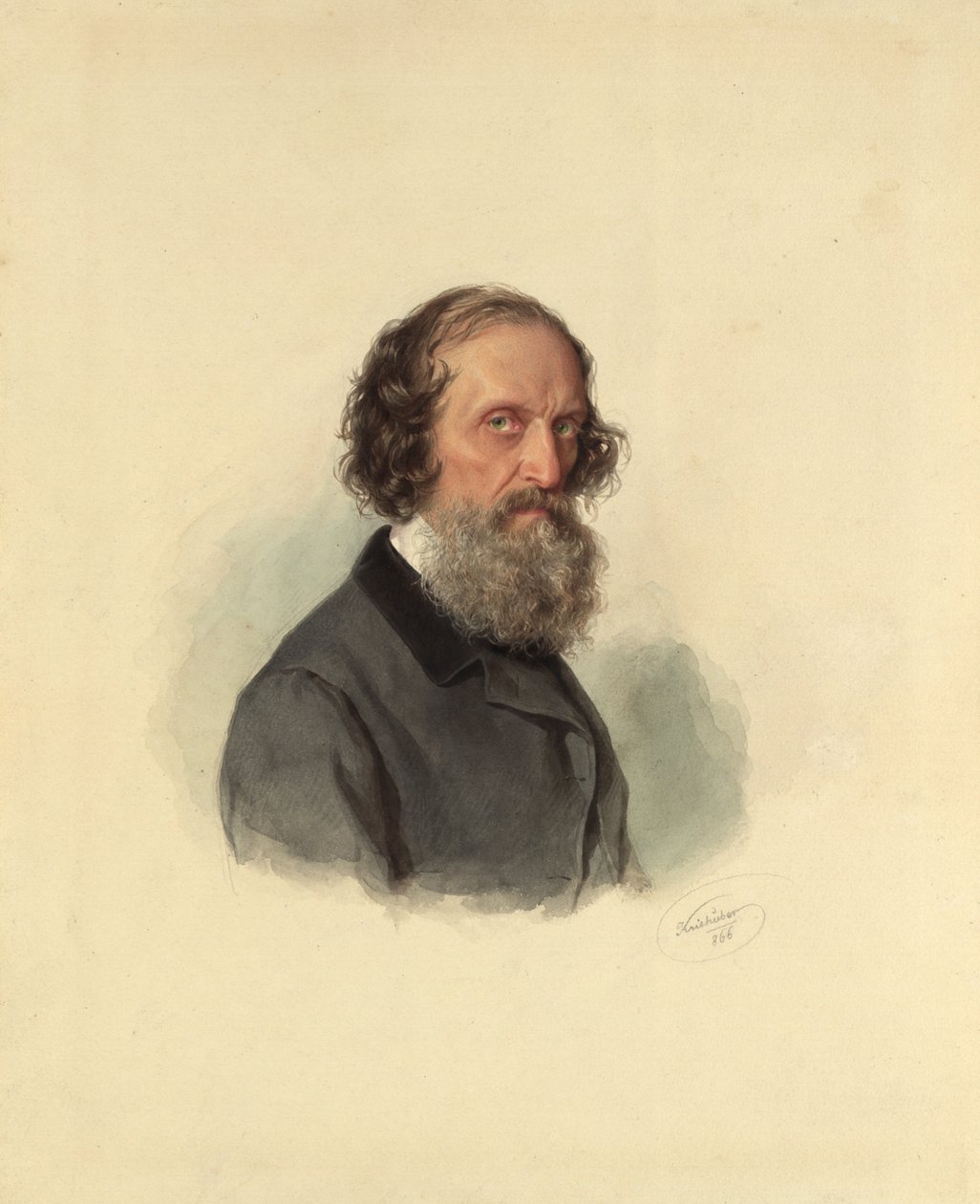 Selbstporträt von Josef Kriehuber