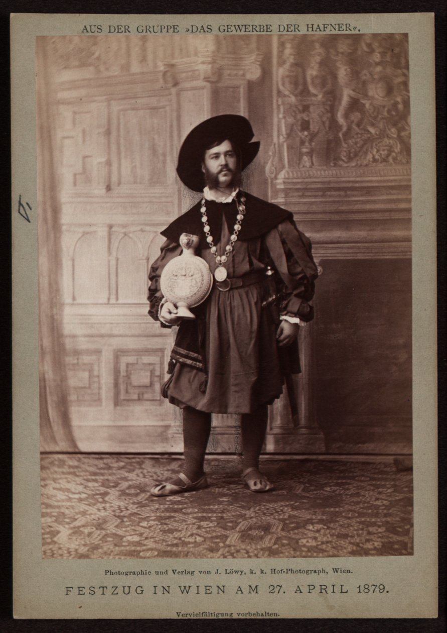 Jean Roth, Hafner beim Makartfestzug 1879 von Josef Löwy