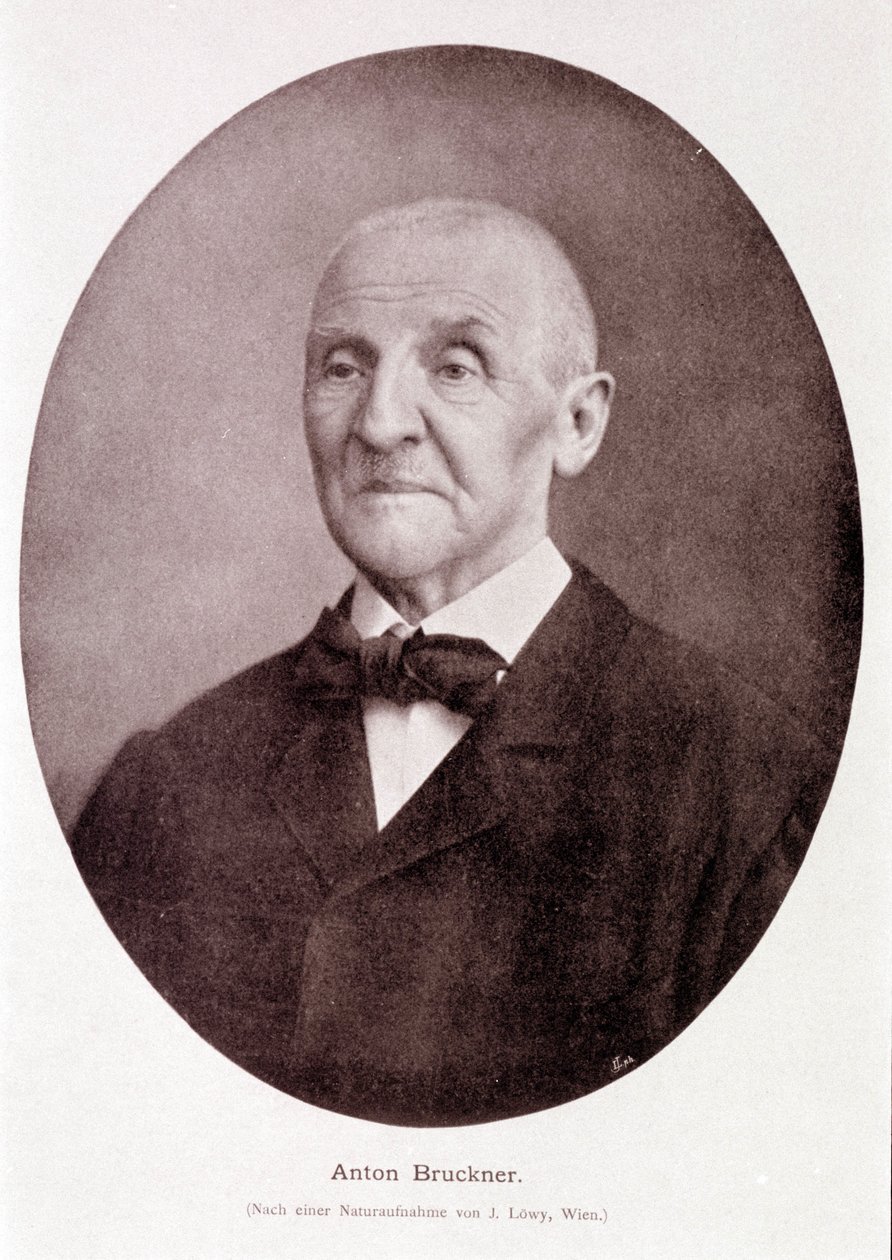Österreichischer Komponist und Organist Anton Bruckner von Josef Löwy