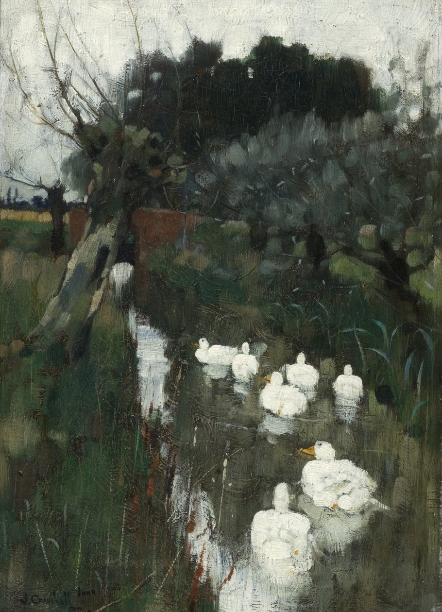 Ein Lincolnshire-Bach, 1882 von Joseph Crawhall