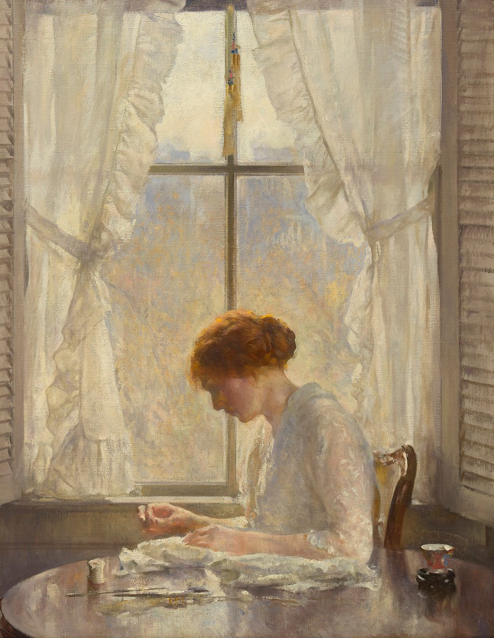 Die Näherin, 1916 von Joseph DeCamp