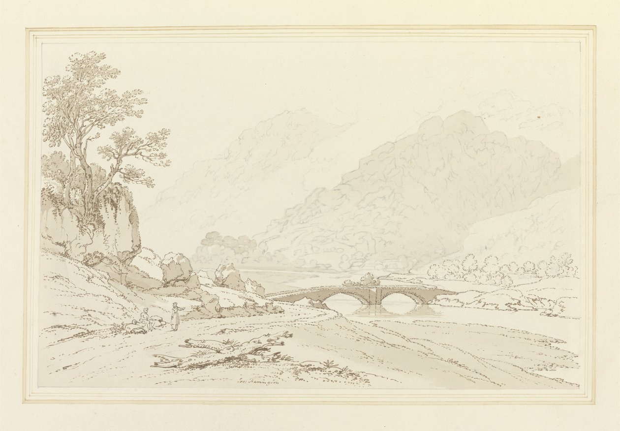 Die Grange von Borrodale von Joseph Farington