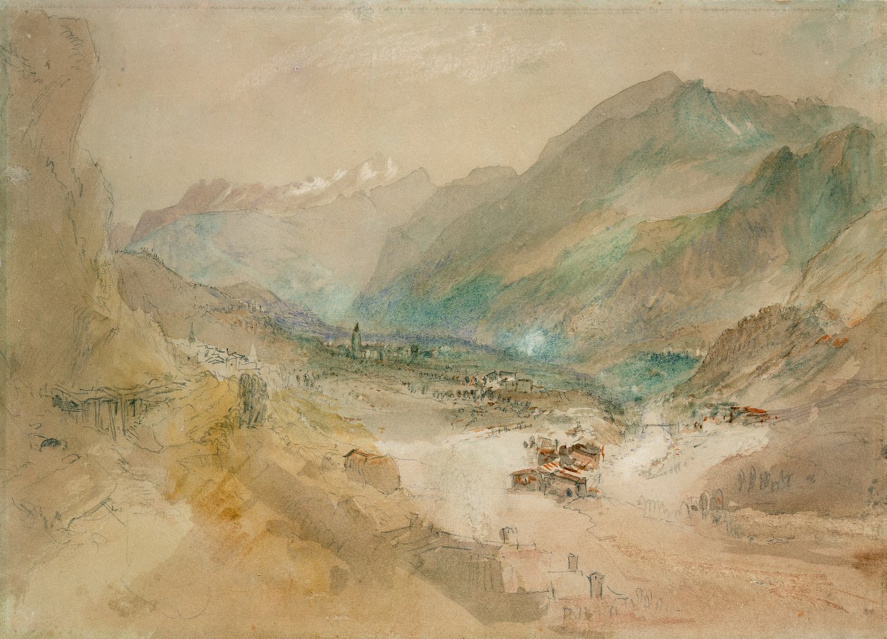 Ein Blick ins Aostatal von Joseph Mallord William Turner