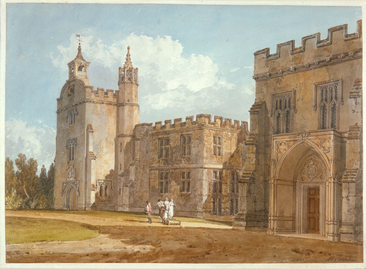 Der Bischofspalast, Salisbury, ca. 1795 von Joseph Mallord William Turner