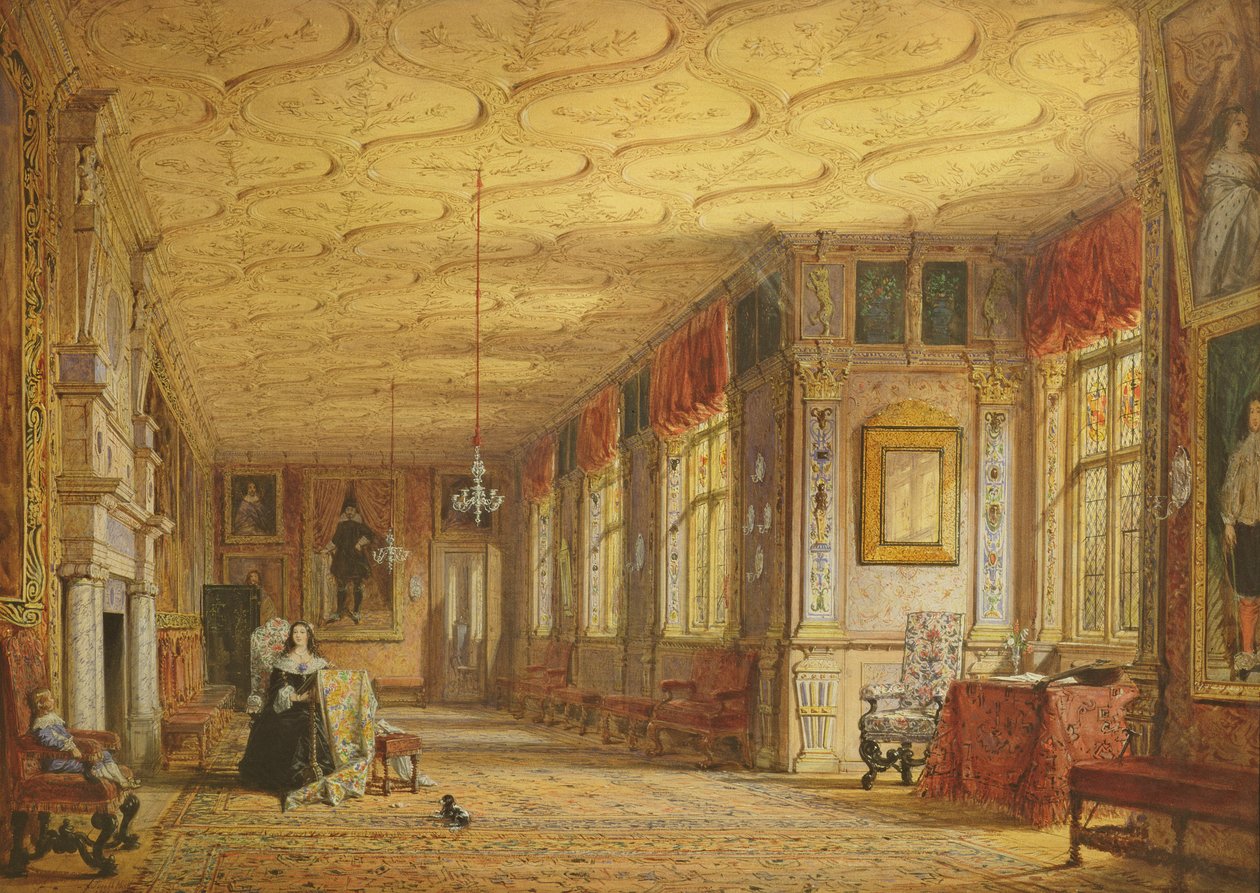 Die Cartoon-Galerie in Knole von Joseph Nash