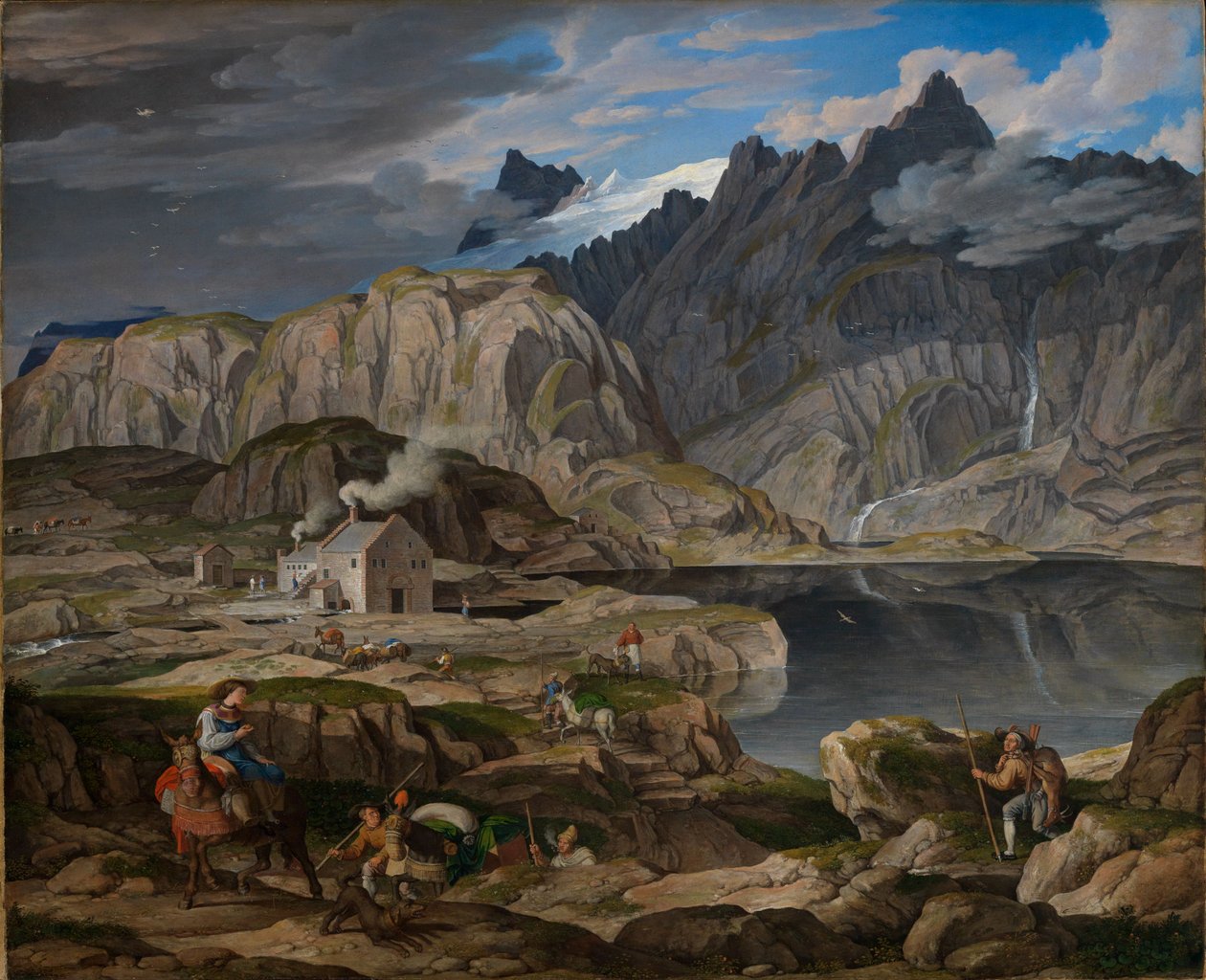 Das Hospiz auf dem Grimselpass von Joseph Anton Koch