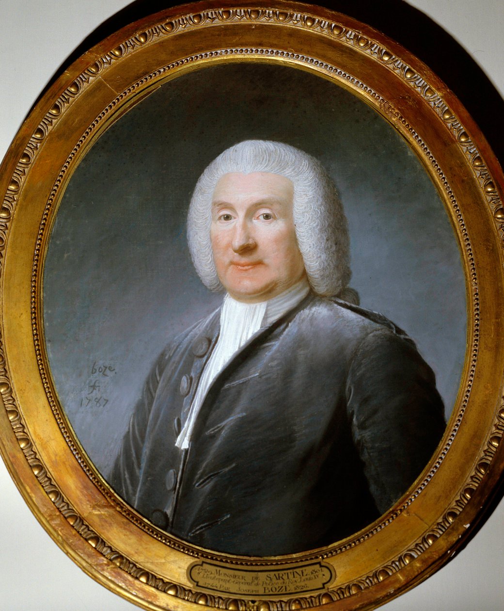Porträt von Antoine de Sartine (1729-1801), Polizeileutnant von Ludwig XV. von Joseph Boze