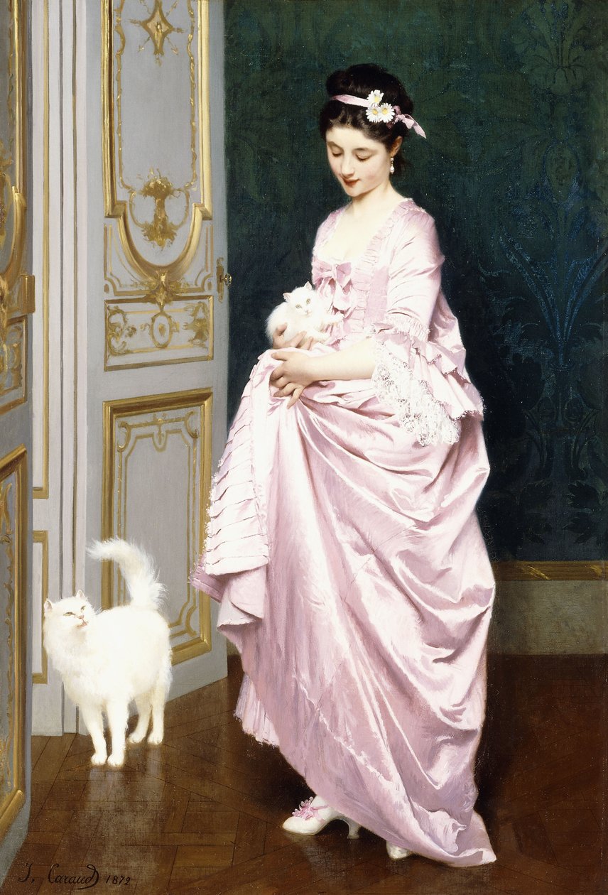 Katzenliebe, 1872 von Joseph Caraud