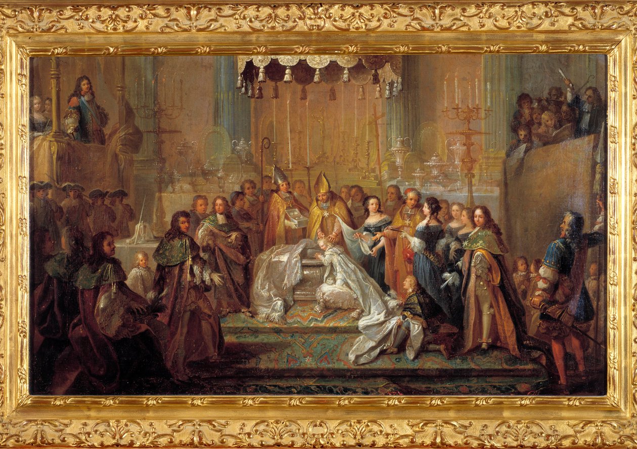 Taufe des Dauphins Louis, Sohn von Ludwig XIV. von Joseph Christophe