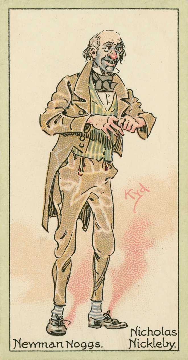 Newman Noggs, Nicholas Nickleby von Joseph Clayton (1856-1937) (after) Clarke