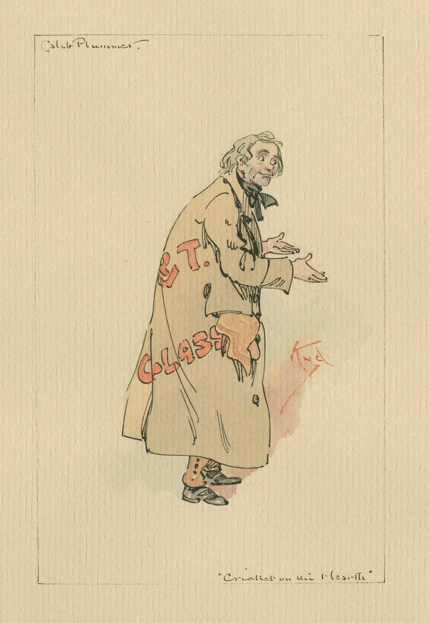 Caleb Plummer - Die Grille im Herd, ca. 1920er von Joseph Clayton Clarke