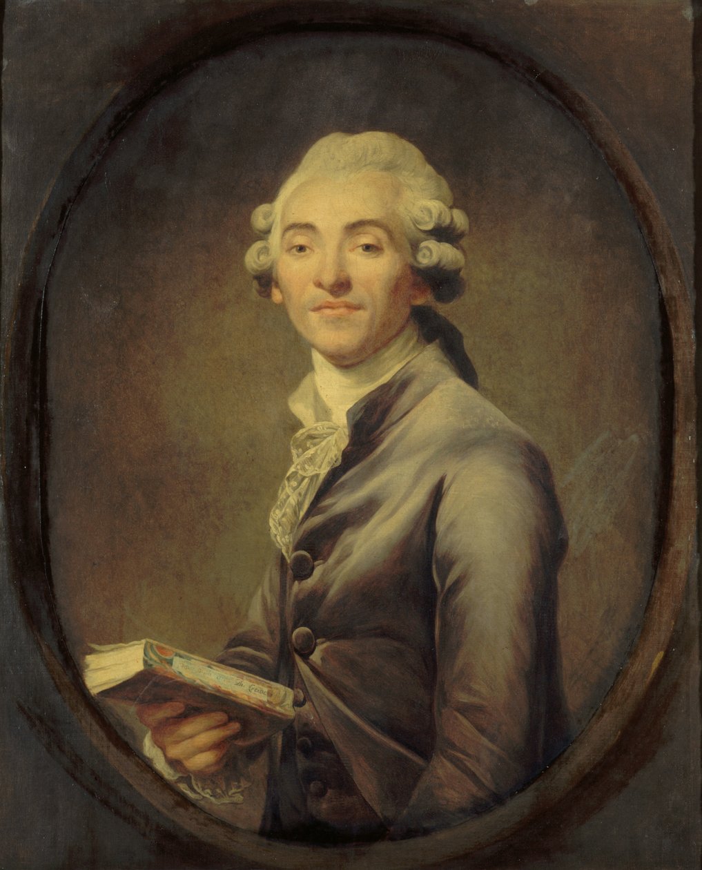 Bernard-Germain-Etienne de la Ville-sur-Illon, Graf von Lacépède 1756-1815, ca. 1785 von Joseph Ducreux