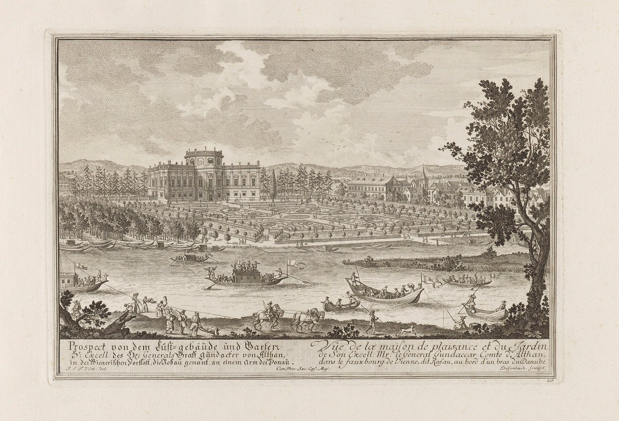 Der Palais Althan in Wien von Joseph Emanuel Fischer von Erlach