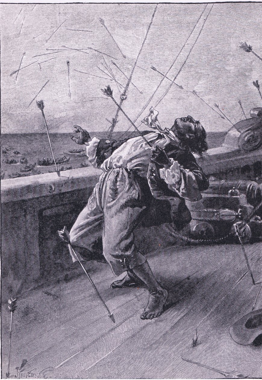 Sie schossen ihre Pfeile ab und töteten den armen Freitag von Joseph Finnemore