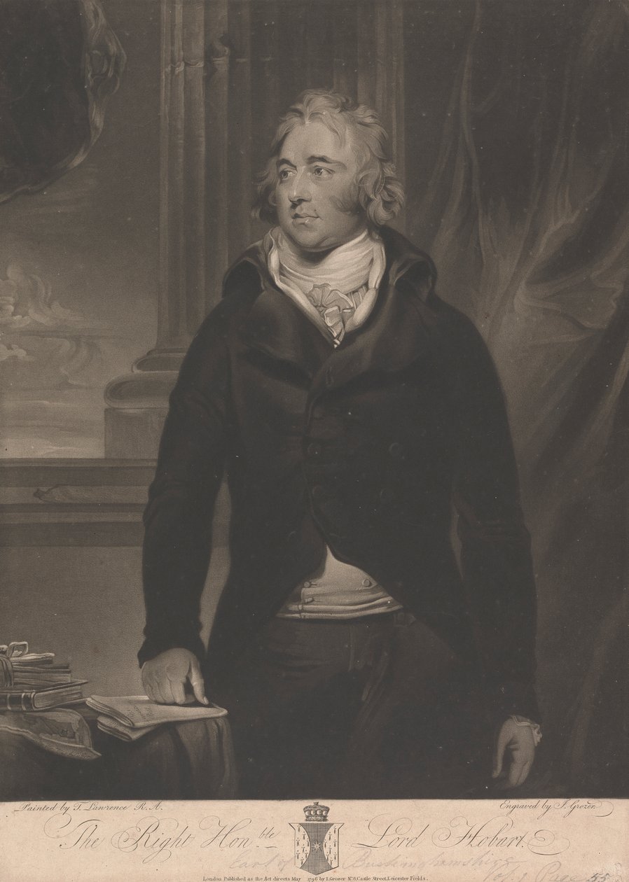 Lord Robert Hobart, 4. Earl von Buckinghamshire von Joseph Grozer